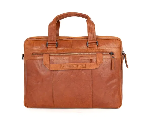 Spikes & Sparrow Laptoptas 15.6" Dexter Brandy - Afbeelding 3