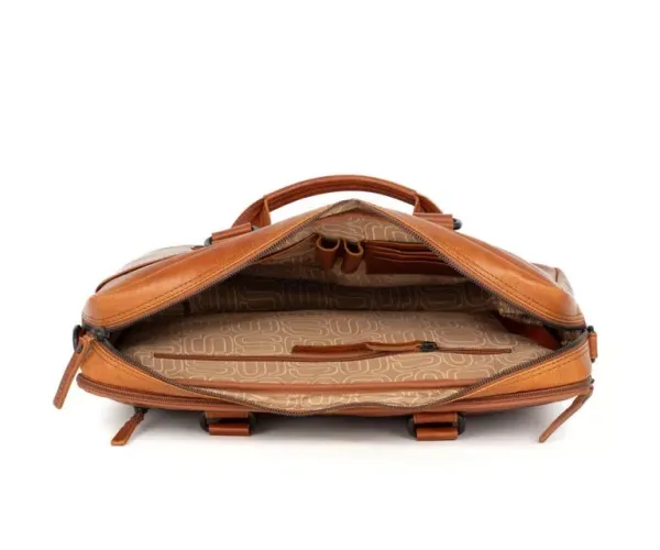Spikes & Sparrow Laptoptas 15.6" Dexter Brandy - Afbeelding 4