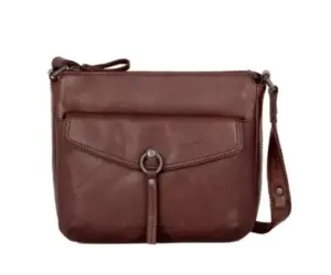 Spikes & Sparrow Schoudertas Jinthe donkerbruin