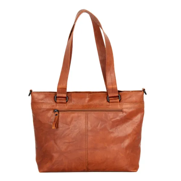 Spikes & Sparrow Bronco Shopper/Schoudertas Alexis Brandy - Afbeelding 3