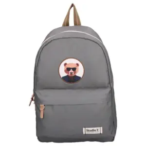 Studio V Kinderrugtas Bear Business Groen