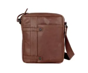 Spikes & Sparrow Schoudertas Benn Donkerbruin