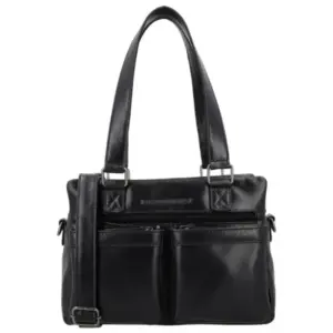 Hide & Stitches Hand/Schoudertas Porto Zwart