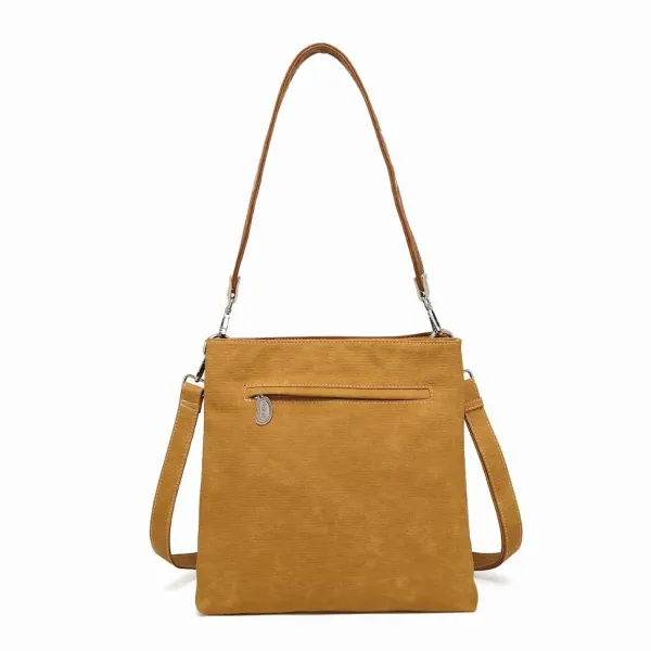 Hi-Di-Hi Schoudertas King Shopper Cognac/Peach - Afbeelding 6