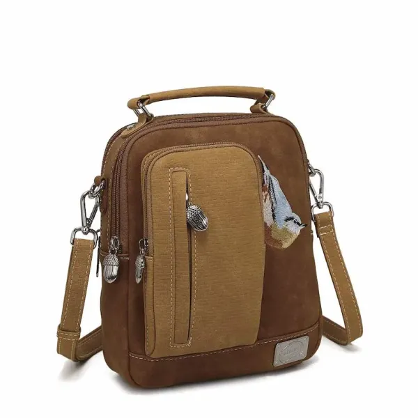Hi-Di-Hi Hand/Schoudertas Little Climber Cognac/Peach - Afbeelding 4