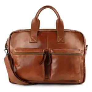 Bear Design Laptoptas Lou Cognac