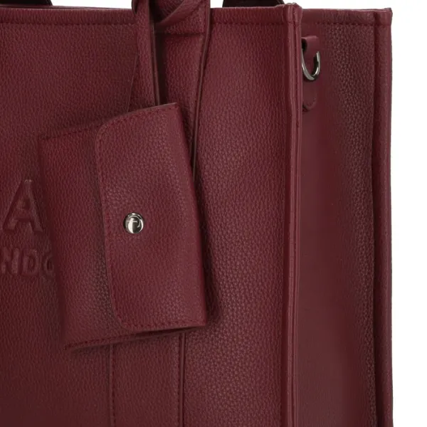 Charm Londen Shopper/Schoudertas Bond Bordeaux - Afbeelding 6