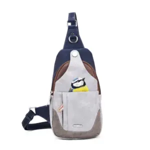 Hi-Di-Hi Schoudertas Carol Blue/Purple/Grey