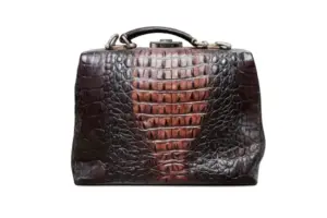 Mutsaers Hand/Schoudertas Dr Apple Croco Bruin