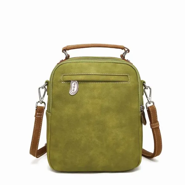 Hi-Di-Hi Hand/Schoudertas Little Climber L.Green/Cognac - Afbeelding 5