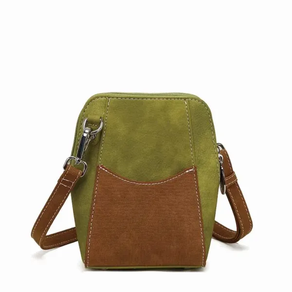 Hi-Di-Hi Schoudertas Little Paradise L.Green/Cognac - Afbeelding 5