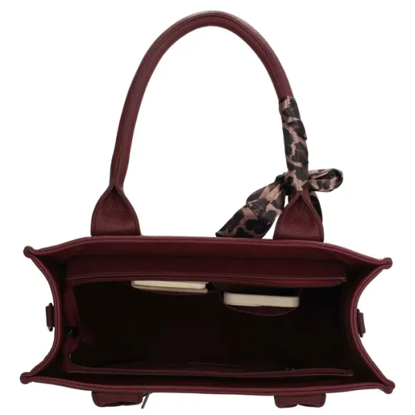 Charm Londen Shopper/Schoudertas Bond Bordeaux - Afbeelding 8