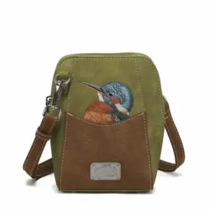 Hi-Di-Hi Schoudertas Little Paradise L.Green/Cognac