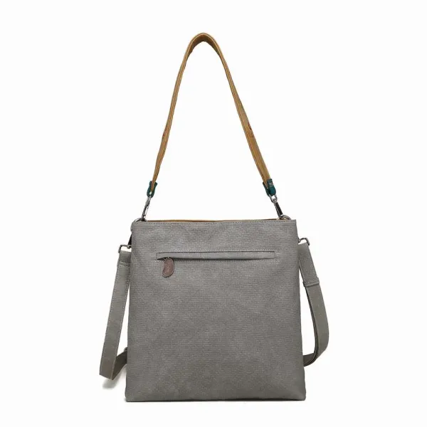 Hi-Di-Hi Schoudertas King Shopper Peach/L.Grey - Afbeelding 6