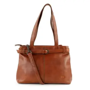 Bear Design Hand/Schoudertas Evi Cognac