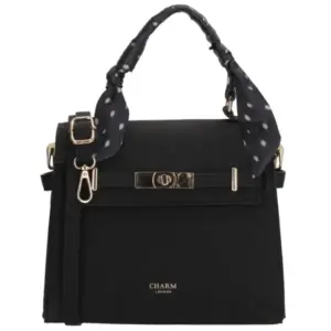 Charm Londen Hand/Schoudertas The Hamptons Village Zwart