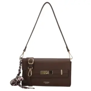 Charm London Schoudertas The Hamptons Donkerbruin