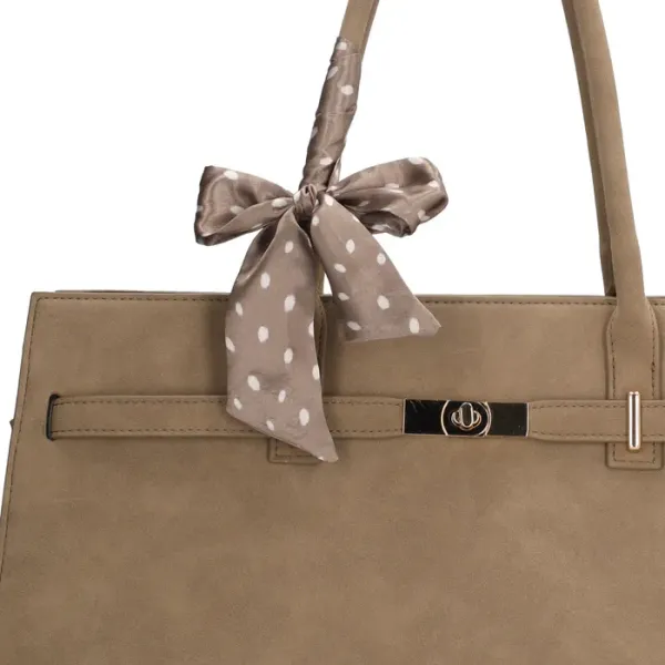 Charm Londen Laptoptas 15.6" The Hamptons Village Taupe - Afbeelding 6