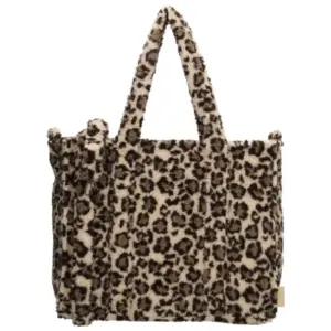Beagles Shopper/Schoudertas Lugo Luipaard Beige