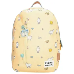 Zebra Trends Kinderrugtas Mike & Molly Zacht Geel