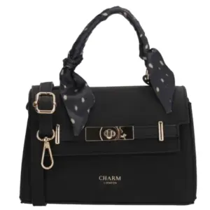 Charm Londen Hand/Schoudertas The Hamptons Village Zwart