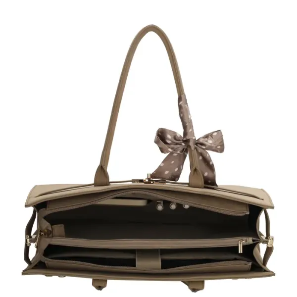 Charm Londen Laptoptas 15.6" The Hamptons Village Taupe - Afbeelding 8