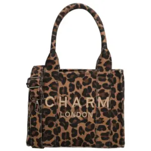 Charm Londen Hand/Schoudertas Bond Avenue Luipaard