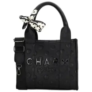 Charm Londen Hand/Schoudertas Bond Avenue Zwart
