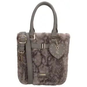 Charm Londen Hand/Schoudertas Stockholm Grijs Slangenprint