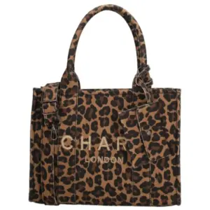 Charm Londen Shopper/Schoudertas Bond Avenue Luipaard