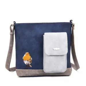 Hi-Di-Hi Schoudertas Quack Blue/Grey