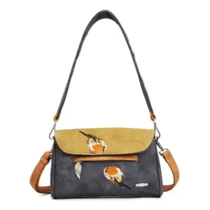 Hi-Di-Hi Clutch/Schoudertas Twiggle Green/Grey