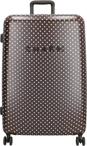 Charm Londen Koffer Capetown Bruin Dots