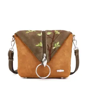 Hi-Di-Hi Hand/Schouder/Rugtas Wildflower Brown