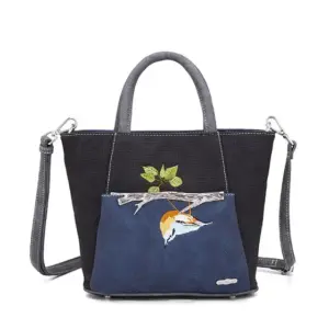 Hi-Di-Hi Hand/Schoudertas Flip Black/Blue