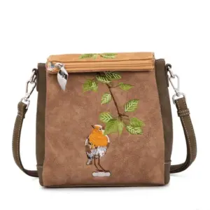 Hi-Di-Hi Schoudertas Tweet Brown/Beige