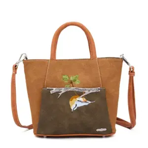 Hi-Di-Hi Hand/Schoudertas Flip Oranje/Bruin