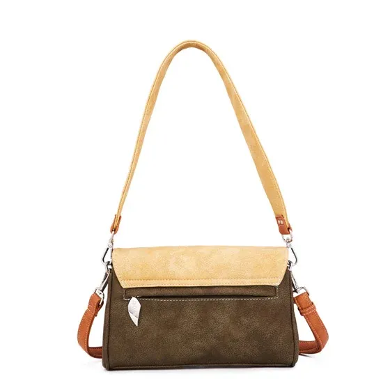 Hi-Di-Hi Cluch/Schoudertas Twiggle Green/Beige/Greyz - Afbeelding 5