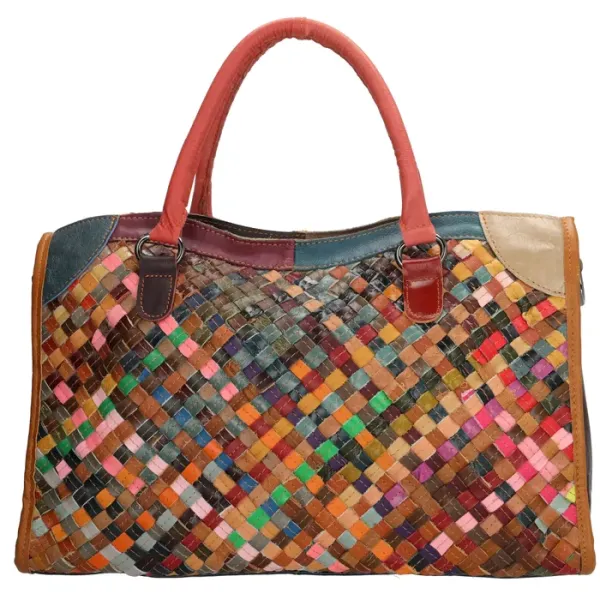 Beagles Hand/Schoudertas Treccia Multicolor - Afbeelding 3