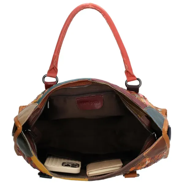 Beagles Hand/Schoudertas Treccia Multicolor - Afbeelding 6