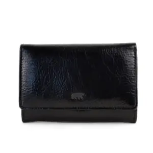 Bear Design Portemonnee Flappie Zwart