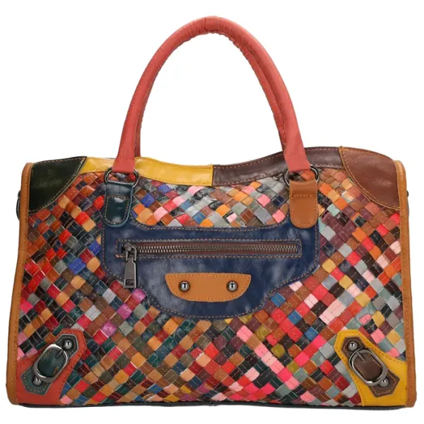 Beagles Hand/Schoudertas Treccia Multicolor - Afbeelding 7